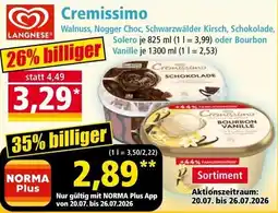 Norma Cremissimo Angebot