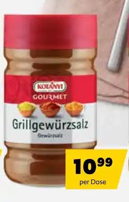 Eurogast Grissemann Kotányi Gourmet Grillgewürzsalz Angebot