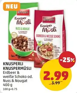 PENNY Knusperli Knuspermüsli Angebot