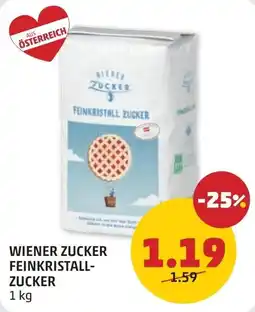 PENNY Wiener Zucker Feinkristall-Zucker Angebot
