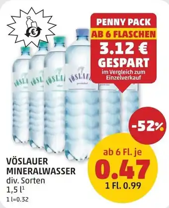 PENNY Vöslauer Mineralwasser Angebot