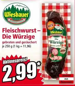 Norma Wiesbauer Fleischwurst – Die Würzige Angebot