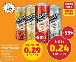PENNY Oxxenkracherl Energydrink Angebot