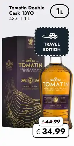 Travel FREE Tomatin double cask 13yo Angebot