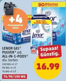 PENNY Lenor Waschmittel Angebot