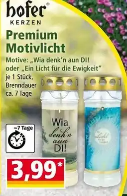 Norma hofer Kerzen Premium Motivlicht Angebot