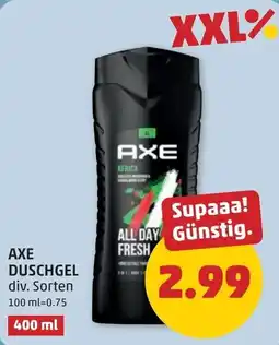 PENNY AXE Duschgel Angebot