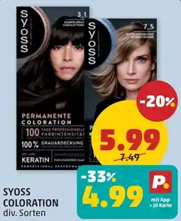 PENNY SYOSS COLORATION Angebot