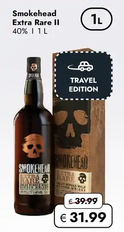 Travel FREE Smokehead extra rare ii 40% Angebot
