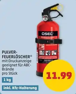 PENNY Pulver-Feuerlöscher OSEC Angebot