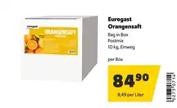 Eurogast Grissemann Eurogast Orangensaft Angebot