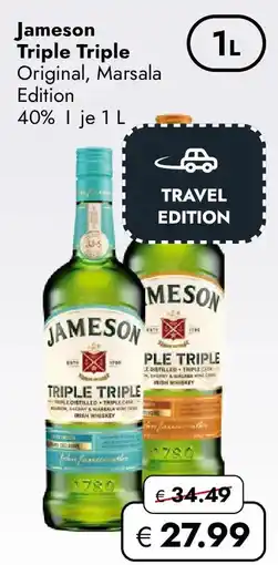 Travel FREE Jameson triple triple Angebot