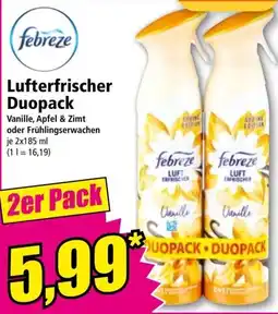 Norma Lufterfrischer Duopack Angebot