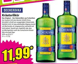 Norma Becherovka Kräuterlikör Angebot