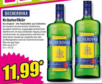 Norma Becherovka Kräuterlikör Angebot