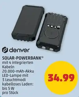 PENNY denver SOLAR-POWERBANK* Angebot