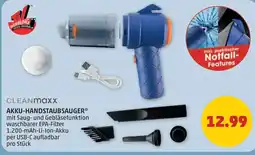 PENNY CLEANmaxx AKKU-HANDSTAUBSAUGER* Angebot
