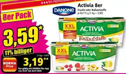Norma Activia Ballaststoffe Angebot