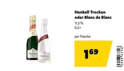 Eurogast Grissemann Henkell Trocken oder Blanc de Blanc Angebot