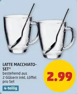 PENNY Latte Macchiato-Set Angebot