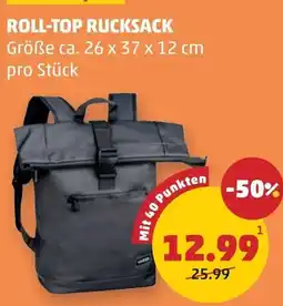 PENNY Roll-Top Rucksack Angebot