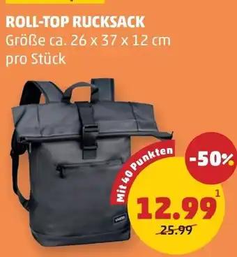 PENNY Roll-Top Rucksack Angebot