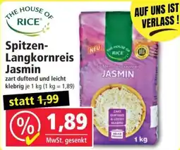 Norma The House of Rice Spitzens Langkornreis Jasmin Angebot