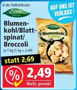 Norma Ernte Krone Blumenkohl/Blattspinat/Broccoli Angebot