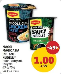PENNY Maggi Magic Asia Instant-Nudeln Angebot