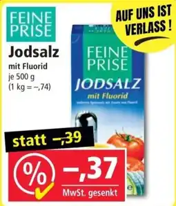Norma Feine Prise Jodsatz mit Fluorid Angebot