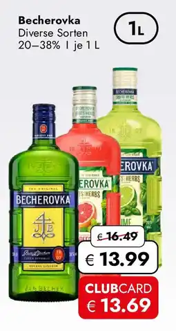 Travel FREE Becherovka Angebot