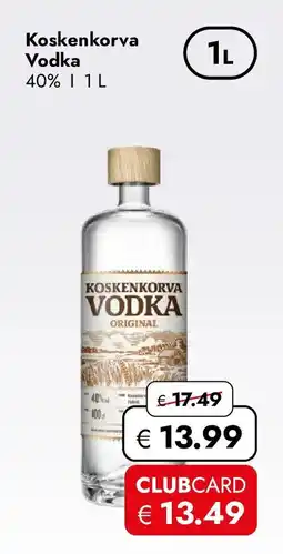 Travel FREE Koskenkorva vodka Angebot