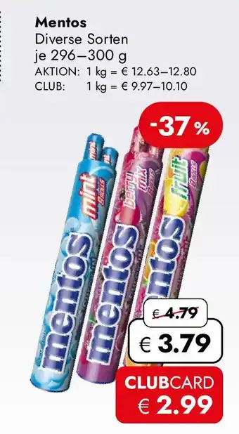 Travel FREE Mentos Angebot