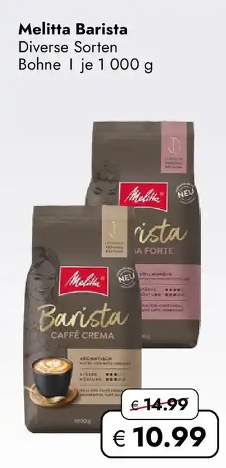 Travel FREE Melitta barista Angebot