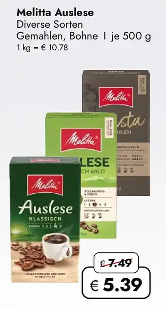 Travel FREE Melitta auslese Angebot