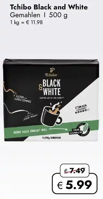 Travel FREE Tchibo black and white Angebot