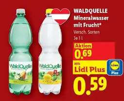Lidl Waldquelle mineralwasser mit frucht Angebot