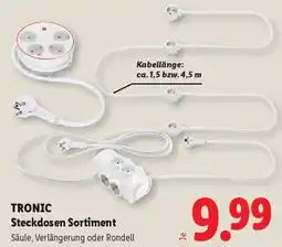 Lidl Tronic steckdosen sortiment Angebot