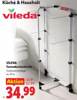 Lidl Vileda turmwäscheständer Angebot
