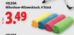Lidl Vileda mikrofaser-allzwecktuch, 4 stück Angebot