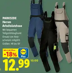 Lidl Parkside herren arbeitslatzhose Angebot