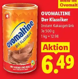 Lidl Ovomaltine der klassiker Angebot