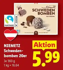 Lidl Niemetz schweden- bomben 20er Angebot