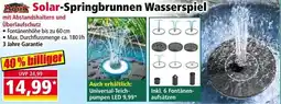 Norma Solar-Springbrunnen Wasserspiel Angebot