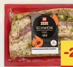 MPreis M-BBQ Schweine-Bauchstreifen Angebot