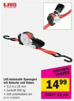 Forstinger LAS Automatik Spanngurt mit Ratsche und Haken Angebot