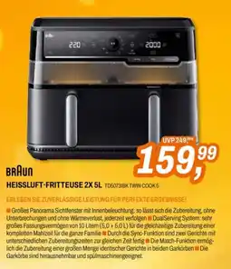 Expert Braun Heissluft-Fritteuse 2x 5L Angebot