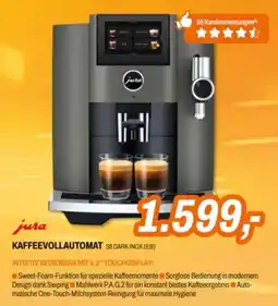 Expert jura Kaffeevollautomat S8 Dark Inox (EB) Angebot