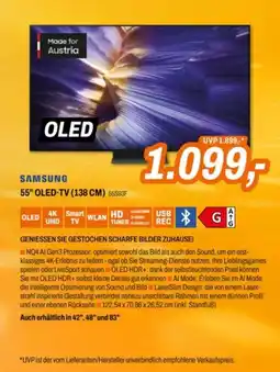Expert Samsung 55" OLED-TV (138 CM) 55S93F Angebot