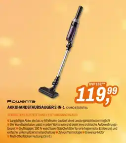 Expert Rowenta Akkuhandstaubsauger 2-in-1 Xnano Essential Angebot